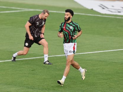 عبد الرحمن العبود لاعب نادي الاتفاق المعار من الاتحاد في حصة تدريبية - 27 أبريل 2024 - X/@ Ettifaq