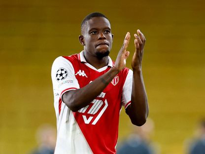 دينيس زكرياء خلال مباراة موناكو والنجم الأحمر لبلغراد في دوري أبطال أوروبا - 22 أكتوبر 2024 - Reuters