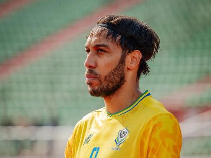 بيير إيمريك أوباميانغ لاعب الغابون خلال مشاركته في كأس أمم إفريقيا 2025 بالمغرب - facebook/lespantheresdugabon.football