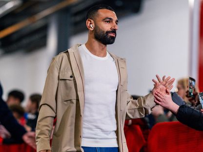 محمد صلاح يصل ملعب أنفيلد قبل مباراة ليفربول ضد وست هام - 28 فبراير 2026 - X/@LFC