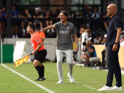 سيموني إنزاغي مدرب الهلال خلال مواجهة سالزبورغ بكأس العالم للأندية - 22 يونيو 2025 - Reuters