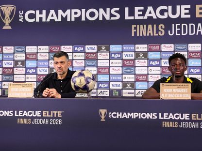 سيرجيو كونسيساو مدرب الاتحاد في مؤتمر صحفي عقب لقاء ماتشيدا بربع نهائي دوري أبطال آسيا للنخبة - 16 أبريل 2026 - X@ittihad