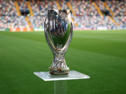 كأس السوبر الأوروبي قبل مباراة النهائي بين باريس سان جيرمان وتوتنهام في إيطاليا - 13 أغسطس 2025 - Reuters