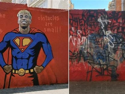 تخريب جدارية لامين يامال في برشلونة بعد ظهور تفاصيل عيده 18
