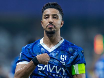 سالم الدوسري خلال مباراة بين الهلال والعين في دوري أبطال آسيا للنخبة - 21 أكتوبر 2024 - X/@Alhilal_FC