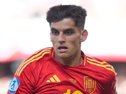 جيرارد مارتن مع منتخب إسبانيا في كأس أوروبا للشباب تحت 21 عاماً صيف 2025 - SeFutbol/x