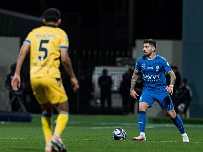 روبن نيفيز خلال مباراة التعاون والهلال بالدوري السعودي - 24 فبراير 2026 - X/Alhilal_FC