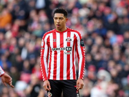 جوب بيلينغهام لاعب سندرلاند في مواجهة بلايموث بدوري الدرجة الأولى الإنجليزي - 25 يناير 2025 - Reuters
