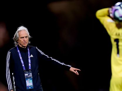 جورجي جيسوس خلال مباراة النصر والفيحاء بالدوري السعودي - 28 فبراير 2026 - ْXAlNassrFC