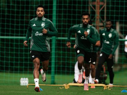 جانب من مران منتخب السعودية قبل مواجهة التشيك - 6 سبتمبر 2025 - X/@SaudiNT