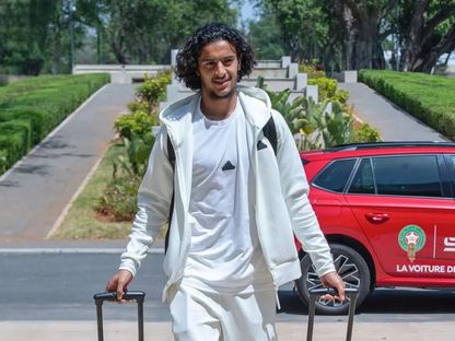 أيوب بوعدي يلتحق بمعسكر منتخب المغرب - 15 مايو 2026 - instagram/@ay.bouaddi