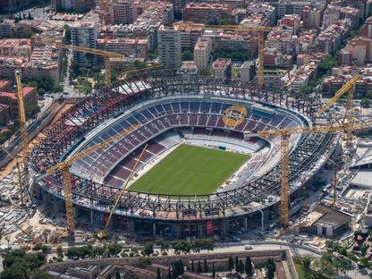 ملعب "كامب نو" خلال تحديثه - 16 يونيو 2025 - X/@FCBarcelona