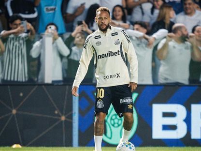 نيمار قبل مباراة سانتوس وشابيكوينسي بالدوري البرازيلي - 25 يوليو 2026 - X/SantosFC