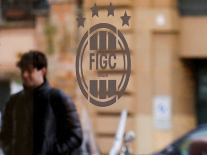 مدخل مقرّ الاتحاد الإيطالي لكرة القدم في روما - 1 أبريل 2026 - REUTERS