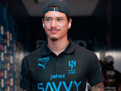 داروين نونيز مهاجم الهلال قبل مواجهة الرياض بدوري روشن السعودي - 29 أغسطس 2025 - X/@Alhilal_FC