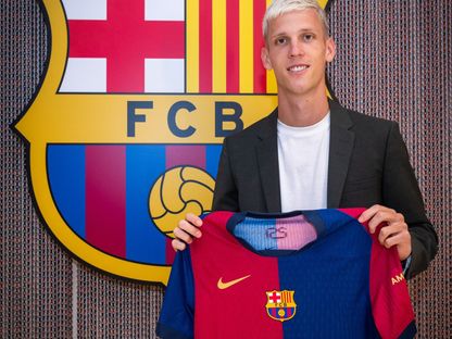 داني أولمو بقميص برشلونة - 9 أغسطس 2024 - fcbarcelona.es