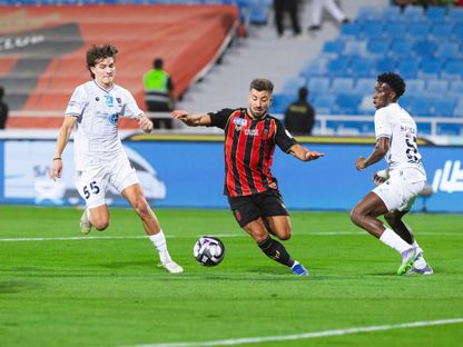 من مباراة الرياض والأخدود في الدوري السعودي - 21 مايو 2026 - X/@@AlRiyadhFC