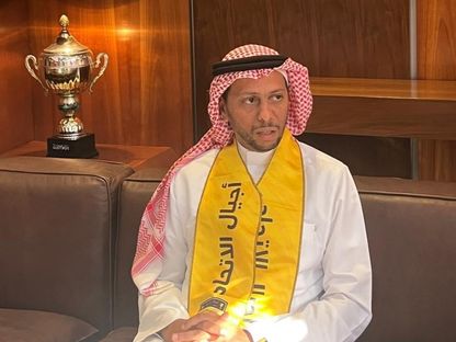 لؤي مشعبي رئيس نادي الاتحاد السعودي- - X/@mashablo