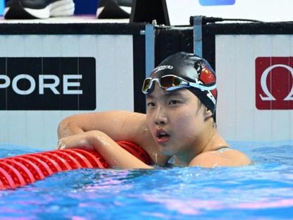 الطفلة الصينية يو زيدي تتألق في بطولة العالم للسباحة 2025 بعمر 12 سنة فقط - L'equipe /web