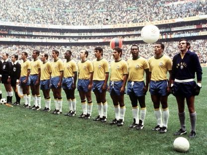 تشكيلة منتخب البرازيل في نهائي كأس العالم 1970 - 29 مارس 2024 - X/FIFAWorldCup