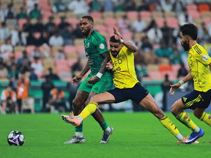 إيفان توني خلال مباراة بين الأهلي والنصر بالدوري السعودي - 2 يناير 2026 - REUTERS