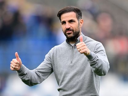 سيسك فابريغاس بعد مباراة كومو وبيزا في الدوري الإيطالي - 22 مارس 2026 - Reuters