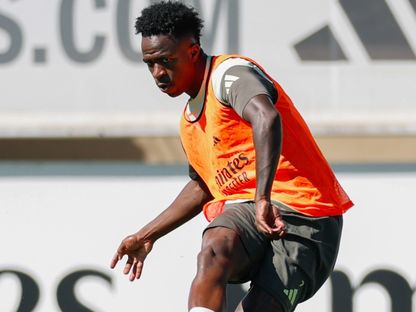 فينيسيوس جونيور في مران ريال مدريد قبل مواجهة ليفانتي بالدوري الإسباني - 22 سبتمبر 2025 - Real Madrid FC