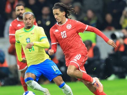 من مباراة تونس والبرازيل - 18 نوفمبر 2025 - FB/@Équipe Nationale Tunisienne