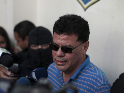 الرئيس السابق لاتحاد كرة القدم في السلفادور رينالدو فاسكيز - 16 ديسمبر 2015 - REUTERS