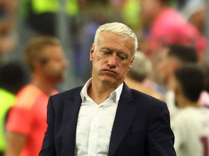 ديدييه ديشان بعد مباراة فرنسا وإسبانيا بنصف نهائي كأس العالم - 14 يوليو 2026 - Reuters