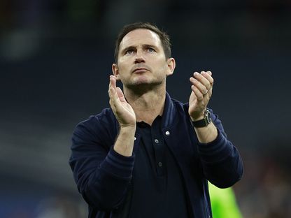 فرانك لامبارد مدرب تشيلسي في لقاء فريقه أمام ريال مدريد - 12 أبريل 2023 - Reuters
