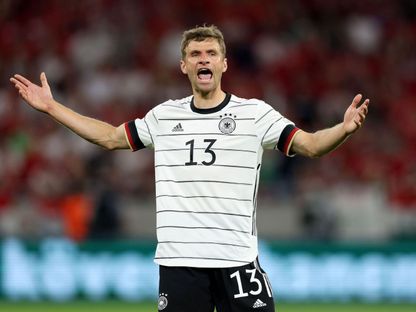 توماس مولر مهاجم منتخب ألمانيا ونادي بايرن ميونيخ - 11 يونيو 2022. - TWITTER/@esmuellert_