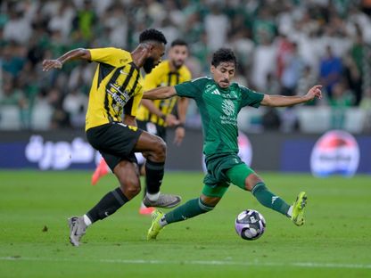 من مباراة الاتحاد والأهلي بدوري روشن السعودي - 31 أكتوبر 2024 - X/@SPL