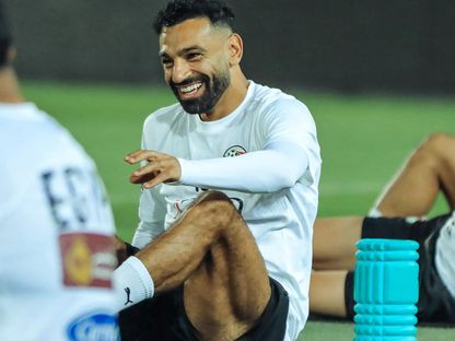 محمد صلاح في تدريبات المنتخب المصري استعداداً لمواجهة إثيوبيا في تصفيات كأس العالم - 2 سبتمبر 2025 - X/@EFA
