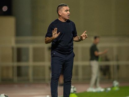 التونسي جلال قادري مدرب نادي الحزم السعودي - 15 أكتوبر 2026 - @alhazem_fc