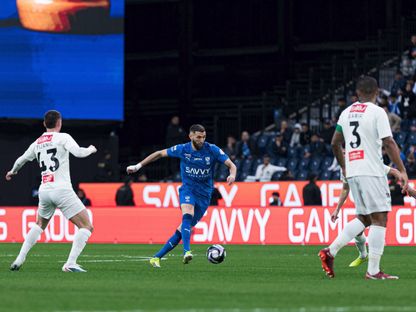 كريم بنزيما مهاجم الهلال في مباراة النجمة بالدوري السعودي - 6 مارس 2026 - X/@Alhilal_FC