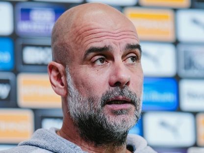 مدرب مانشستر سيتي بيب غوارديولا خلال مؤتمر صحفي قبل مواجهة ليدز يونايتد في الدوري الإنجليزي الممتاز - 27 فبراير 2026 - X@ManCity
