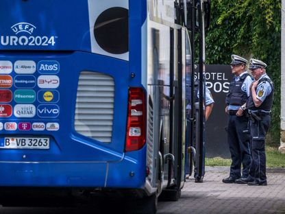 الشرطة الألمانية في بطولة يورو 2024 - Reuters