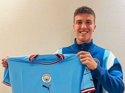 الأرجنتيني ماكسيمو بيروني لاعب مانشستر سيتي الجديد - 23 يناير 2023 - https://www.facebook.com/mancity