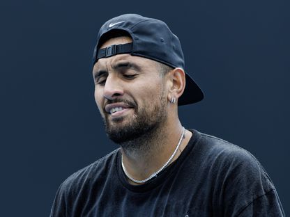 لاعب التنس الأسترالي نيك كيريوس - REUTERS