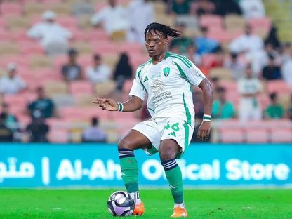 ريان حامد لاعب نادي الأهلي السعودي - - X/@ALAHLI_FC