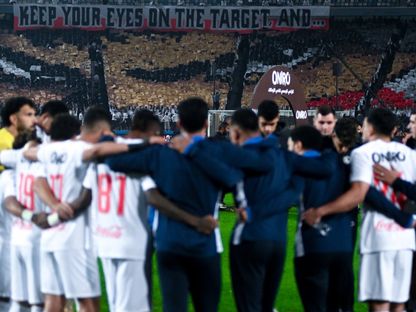 لاعبو الزمالك يستعدون لمواجهة الاتحاد السكندري في الدوري المصري - 6 مارس 2026 - X/@ZSCOfficial