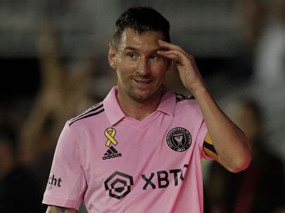 ميسي يُصاب في مباراة إنتر ميامي وتورونتو بدوري MLS الأميركي 21-9-2023 - Reuters