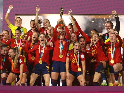 تتويج منتخب إسبانيا بكأس العالم للسيدات - 20 أغسطس 2023 - REUTERS