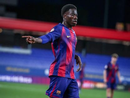 إبريما تونكارا لاعب برشلونة الشاب - متداولة عبر فيسبوك
