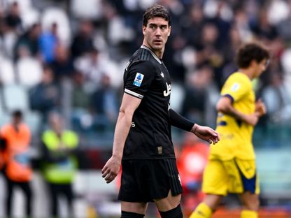 دوسان فلاهوفيتش خلال مباراة هيلاس فيرونا ويوفنتوس بالدوري الإيطالي - 3 مايو 2026 - X/juventusfc
