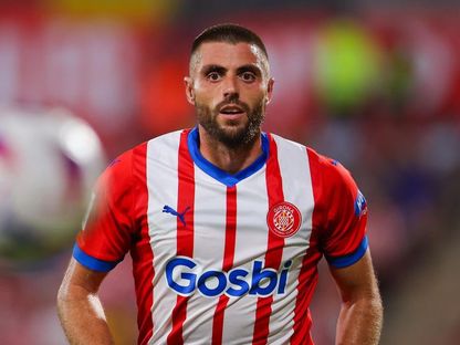 دافيد لوبيز مدافع نادي جيرونا الإسباني - - X/@GironaFC_Arab