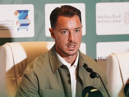 ماتياس يايسله مدرب الأهلي في مؤتمر صحافي- 18 يناير 2026 - X/@ALAHLI_FC