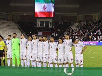 منتخب إيران قبل مباراة ضد قطر في تصفيات كأس العالم 2026 - 5 يونيو 2025 - Reuters