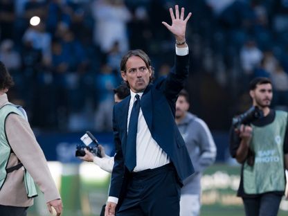 سيموني إنزاغي مدرب الهلال بعد الفوز على الفتح بكأس الملك - 29 نوفمبر 2025 - X@Alhilal_FC